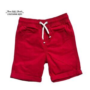 NEW Tu Kids 4Y Red Drawstring Shorts